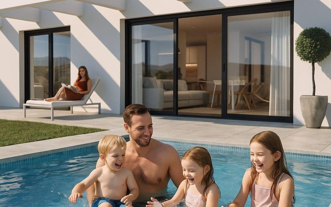 Вилла с видом на море в Финестрате, Коста-Бланка 482 кв.м