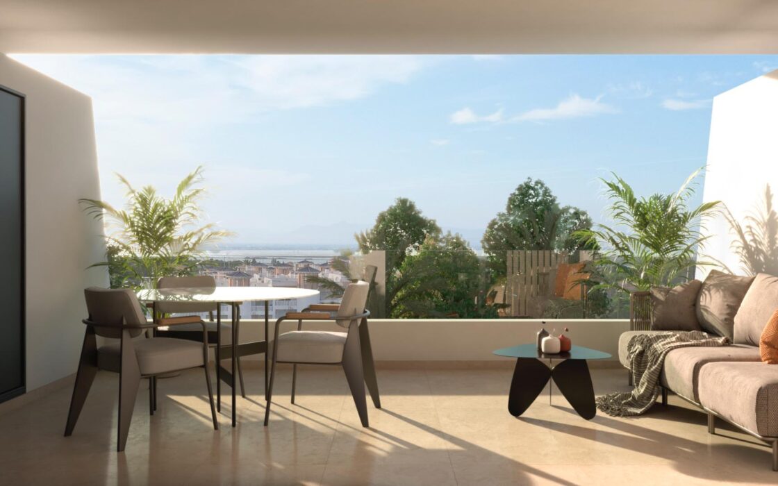 Квартиры в Ла Марина 2-3 спальни 800 м до пляжа Эль Пинет