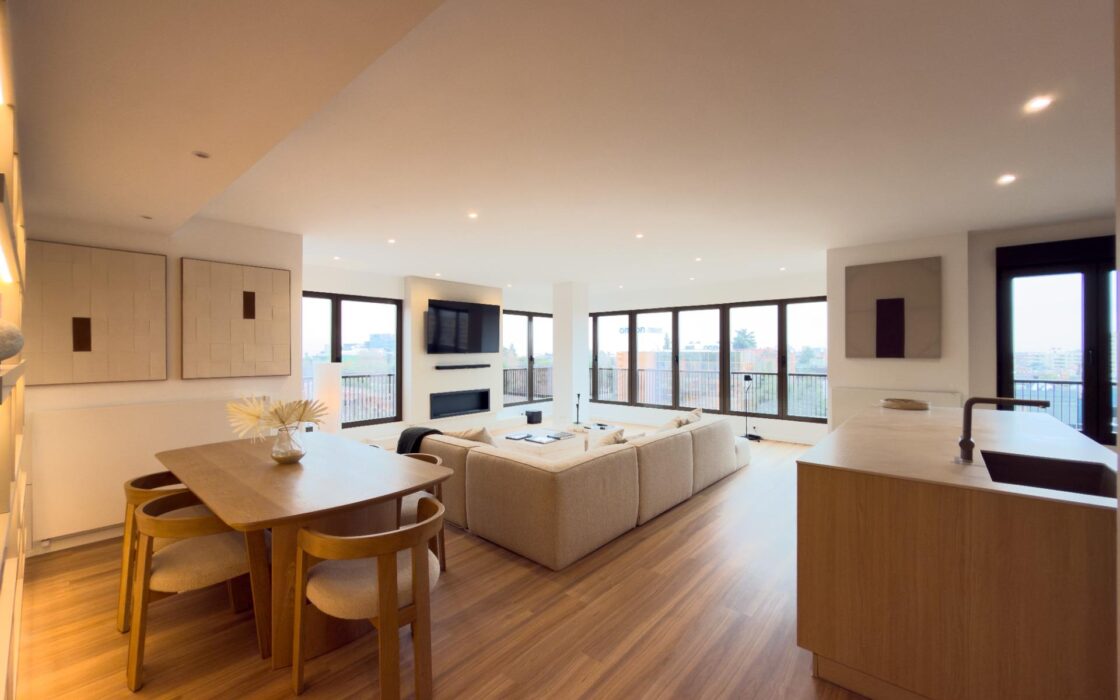 Дизайнерская квартира с террасами в Мадриде 192 кв.м