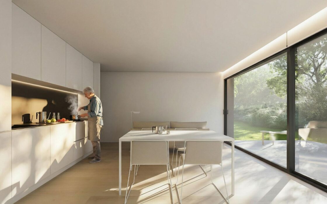 Новая вилла в Альфаз-дель-Пи 80 кв.м с бассейном