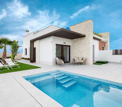 Виллы Casa Azahar в Ориуэле с террасой и бассейном 138 кв.м