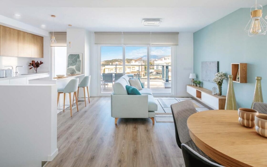 Таунхаус с террасой в Балконе Финестрат, 3 спальни, 119 кв.м.