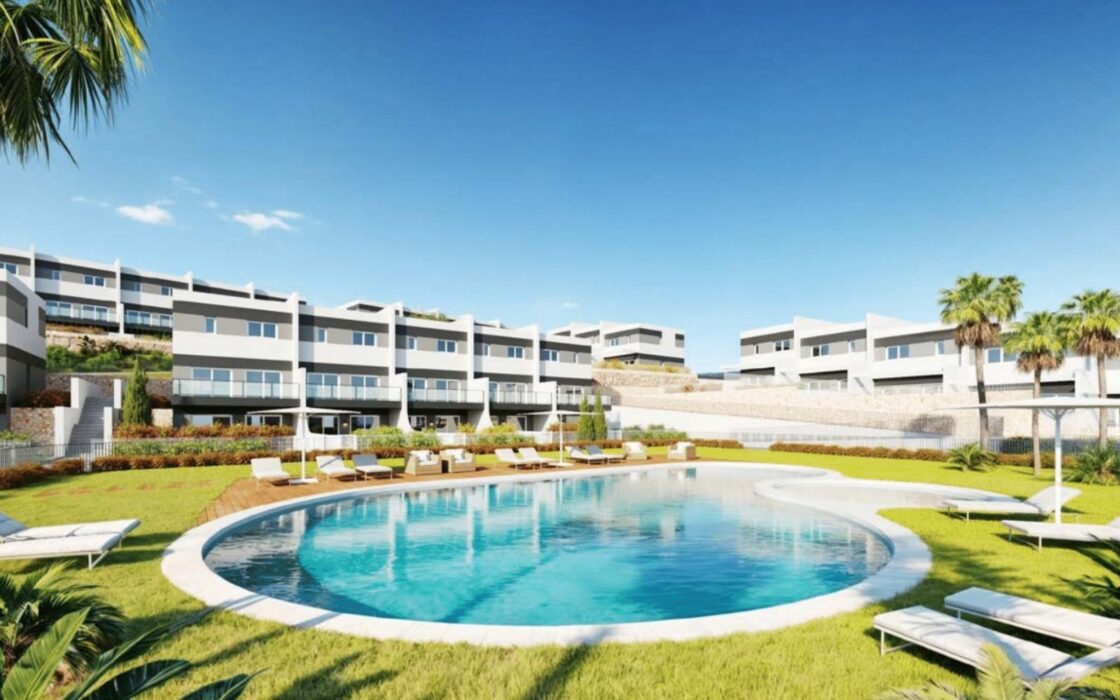 Таунхаус с террасой в Балконе Финестрат, 3 спальни, 119 кв.м.