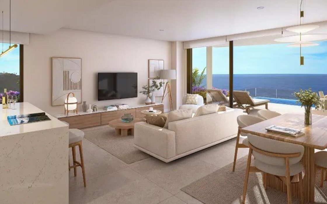 Квартира 2+лука в Callao Salvaje с террасой у моря