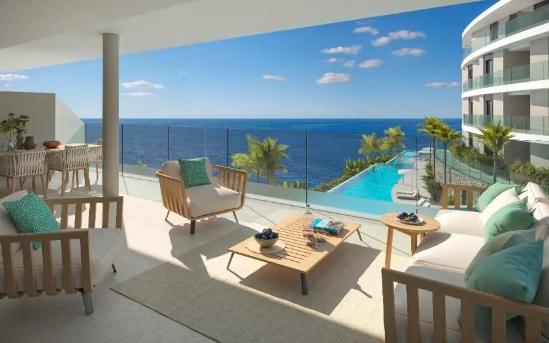 Квартира 2+лука в Callao Salvaje с террасой у моря