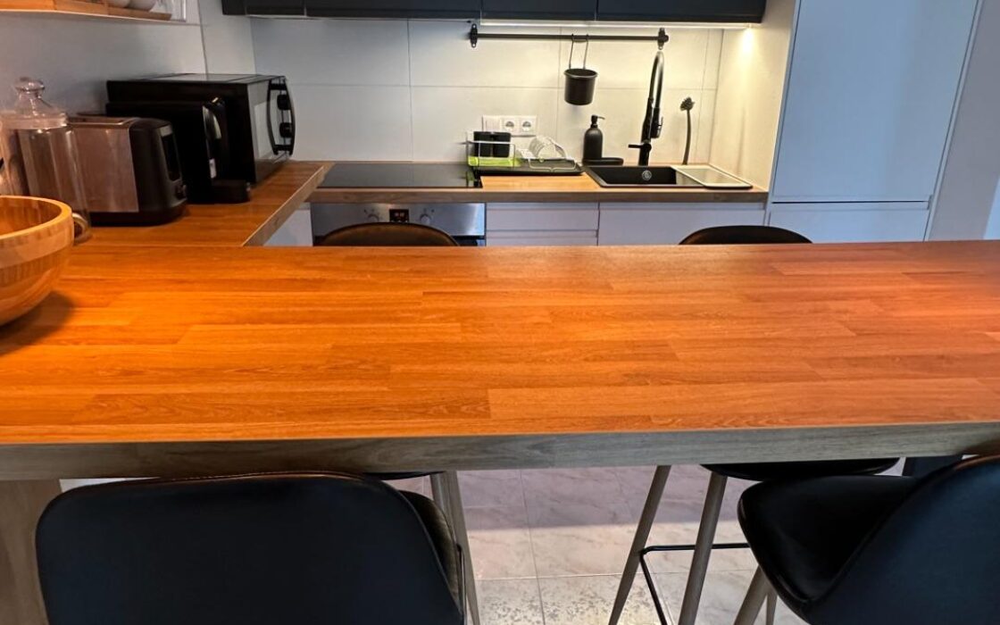 Квартира с террасой в Бенитачеле, 67 кв.м, 2 спальни