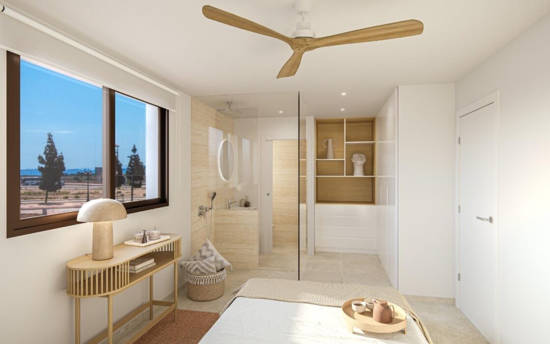 Бунгало в Лос-Алькасаресе у моря, 60 кв.м, терраса