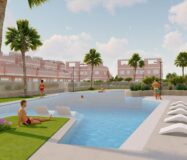 Бунгало в Пилар де ла Орадада у моря 77 кв.м с террасой