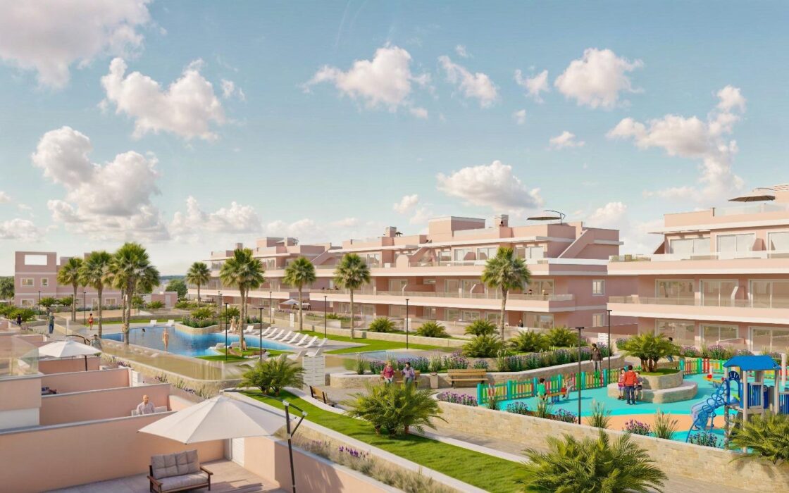 Бунгало в Пилар де ла Орадада у моря 77 кв.м с террасой