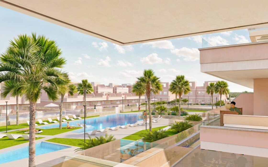 Бунгало в Пилар де ла Орадада у моря 77 кв.м с террасой