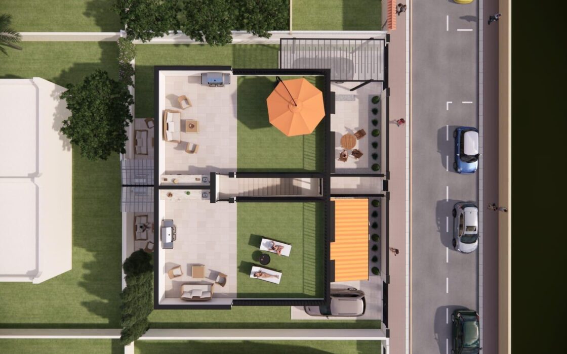 Бунгало 71 м² с приватным солярием в Торревьехе