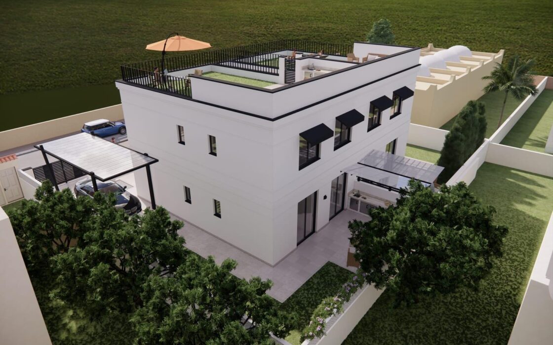 Бунгало 71 м² с приватным солярием в Торревьехе