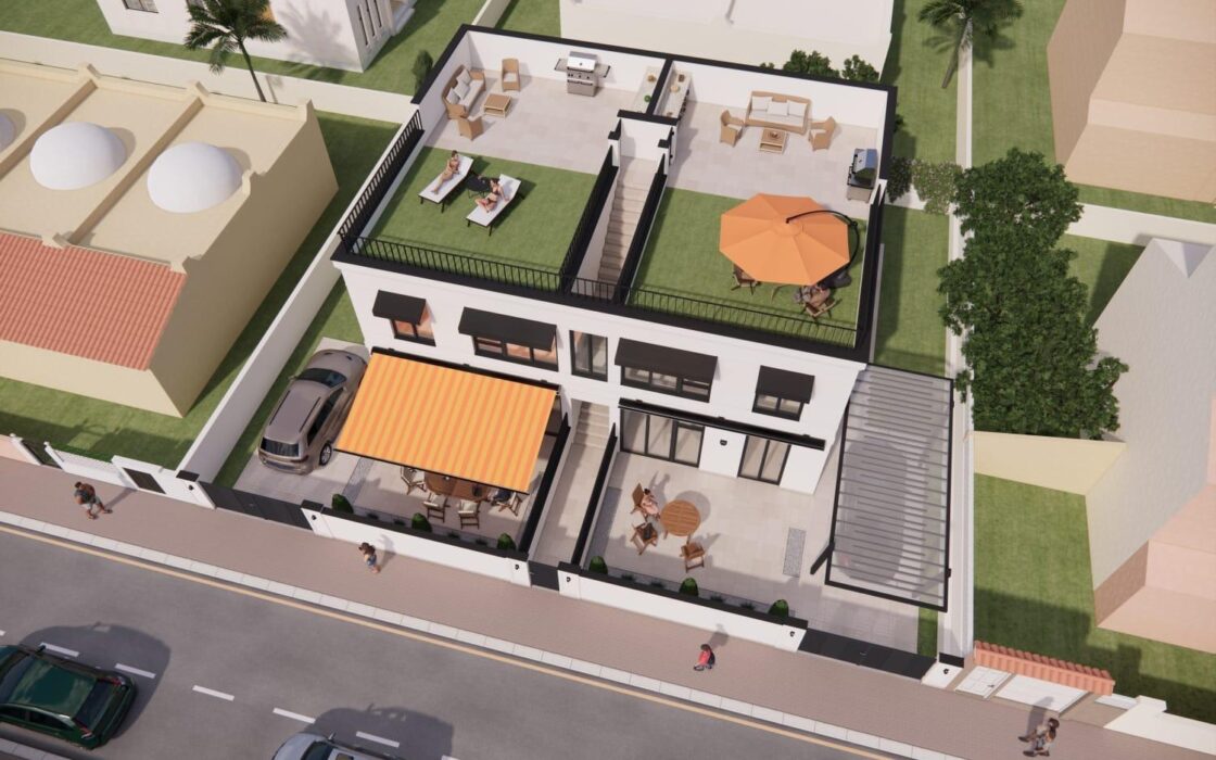 Бунгало 71 м² с приватным солярием в Торревьехе