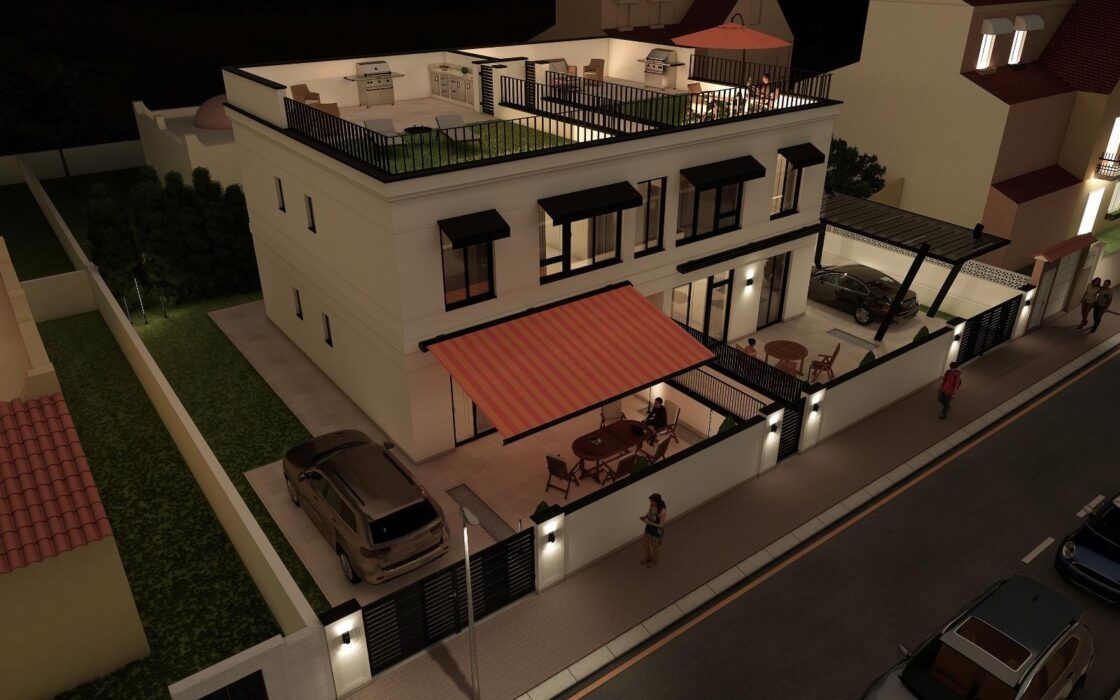 Бунгало 71 м² с приватным солярием в Торревьехе