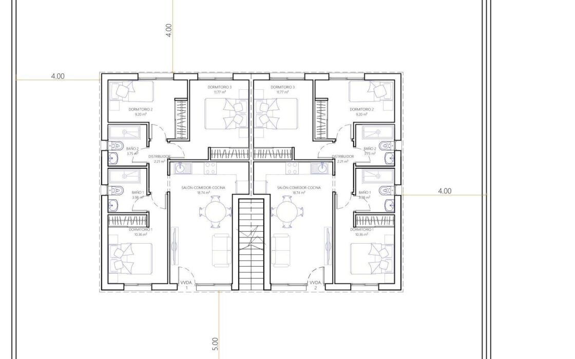 Бунгало 71 м² с приватным солярием в Торревьехе