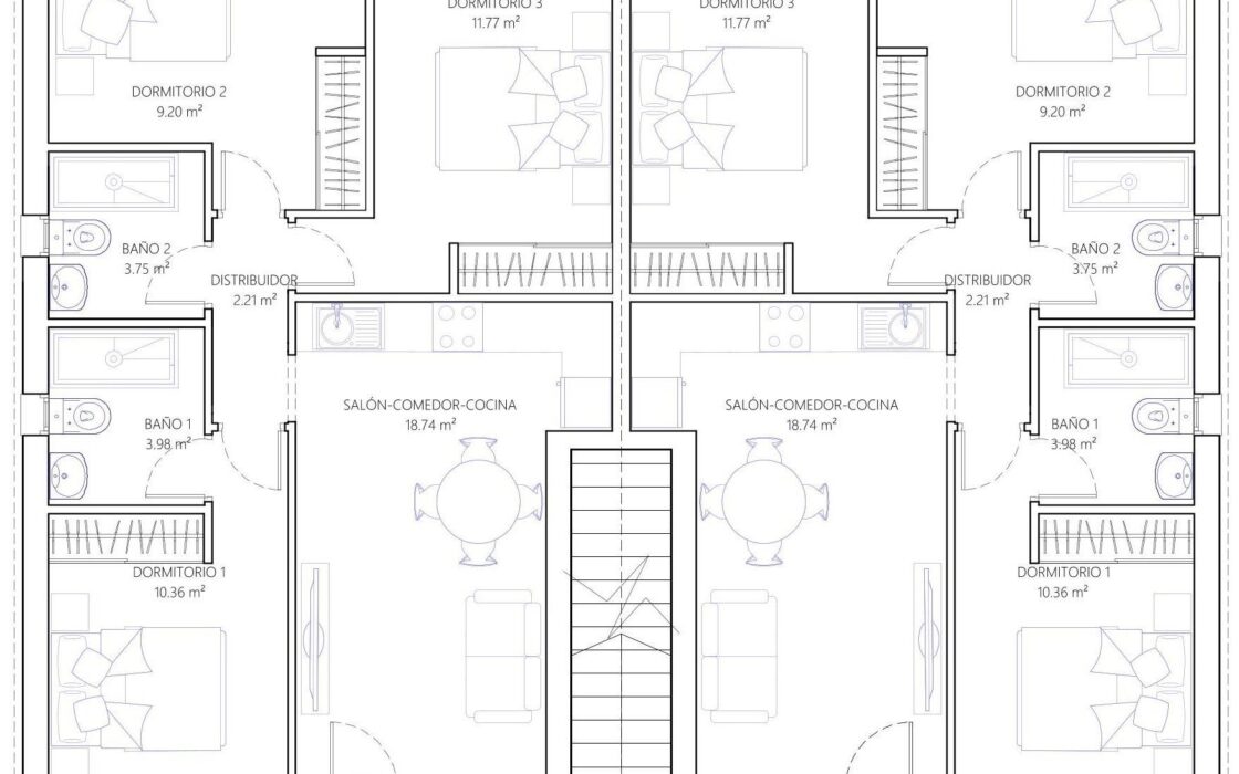 Бунгало 71 м² с приватным солярием в Торревьехе