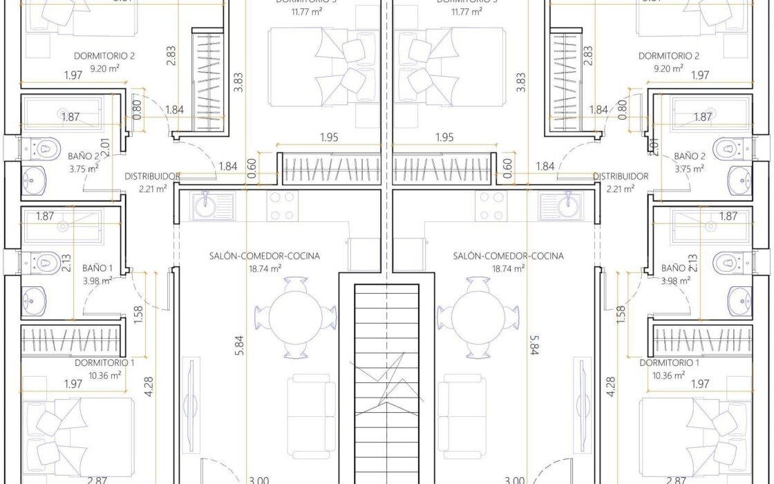 Бунгало 71 м² с приватным солярием в Торревьехе