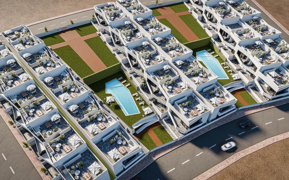 Бунгало в San Miguel de Salinas с террасой 120 кв.м