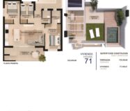 Нові бунгало в Торре-де-ла-Орадада 3 спальні 450 м до пляжу