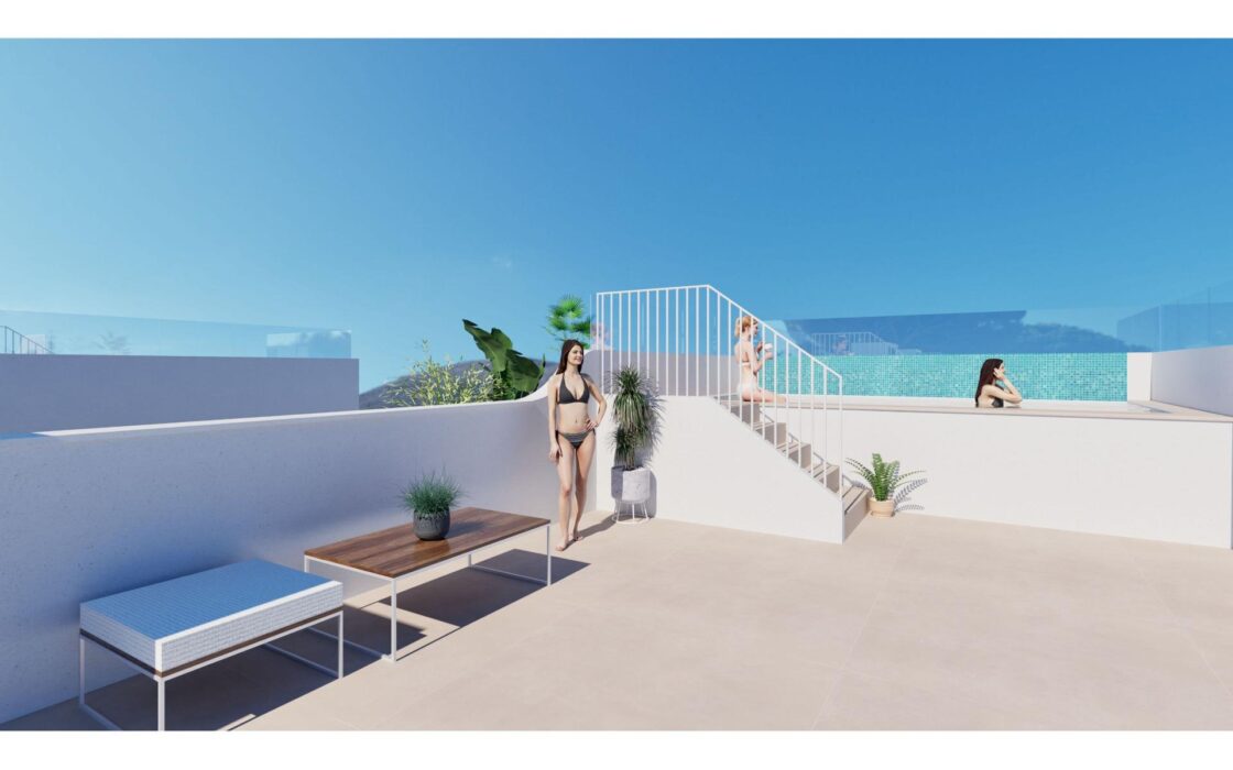 Бунгало в Пилар-де-ла-Орадада с террасой у моря 169.53 кв.м