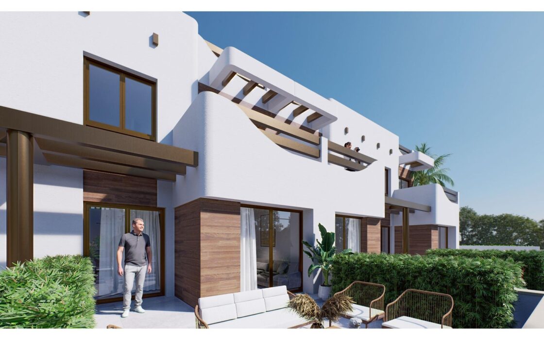 Бунгало в Пилар-де-ла-Орадада с террасой у моря 169.53 кв.м