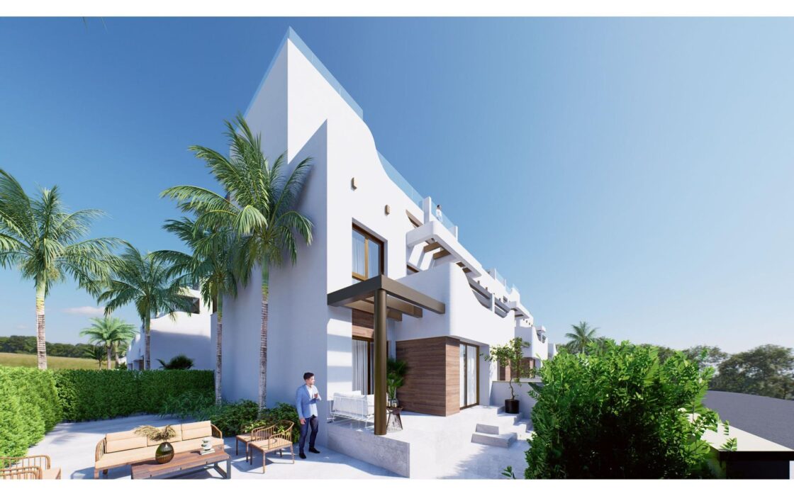 Бунгало в Пилар-де-ла-Орадада с террасой у моря 169.53 кв.м