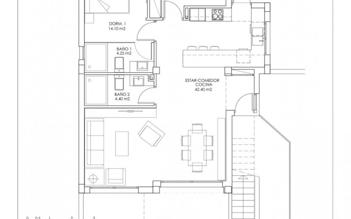 Бунгало з басейном у Сан-Мігель-де-Салінас від 92 кв.м.
