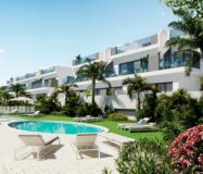 Нові бунгало з терасою в Лос Балконес Торрев’єха 75 кв.м