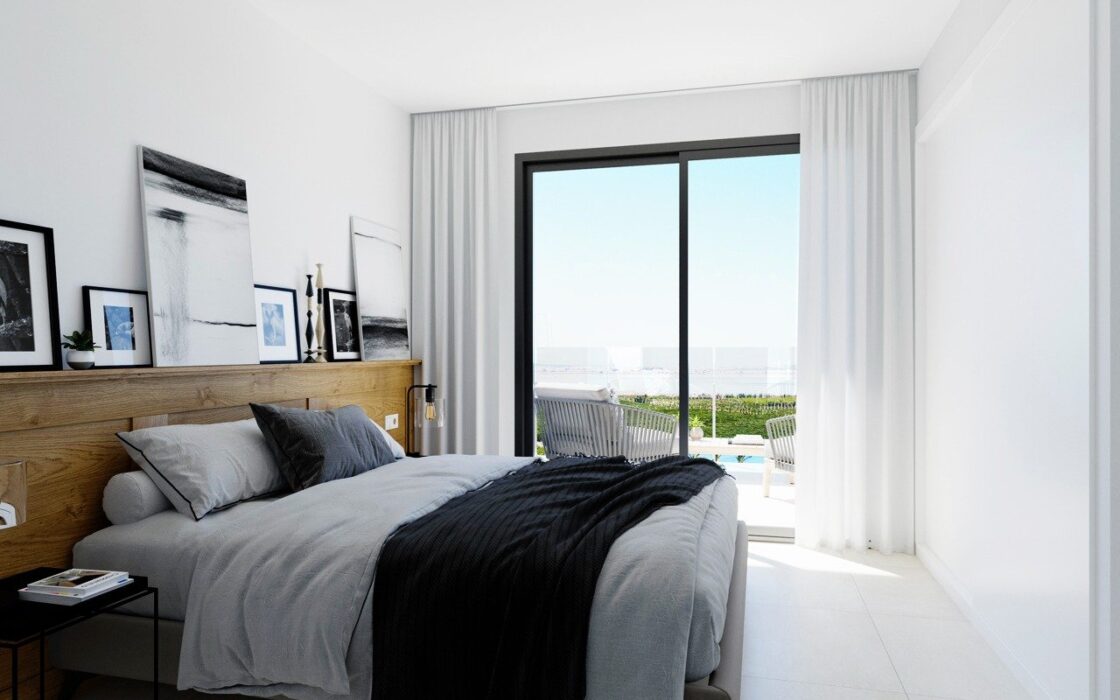 Нові бунгало з терасою в Лос Балконес Торрев’єха 75 кв.м