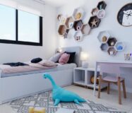 Нові бунгало з терасою в Лос Балконес Торрев’єха 75 кв.м