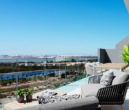 Нові бунгало з терасою в Лос Балконес Торрев’єха 75 кв.м