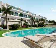 Нові бунгало з терасою в Лос Балконес Торрев’єха 75 кв.м