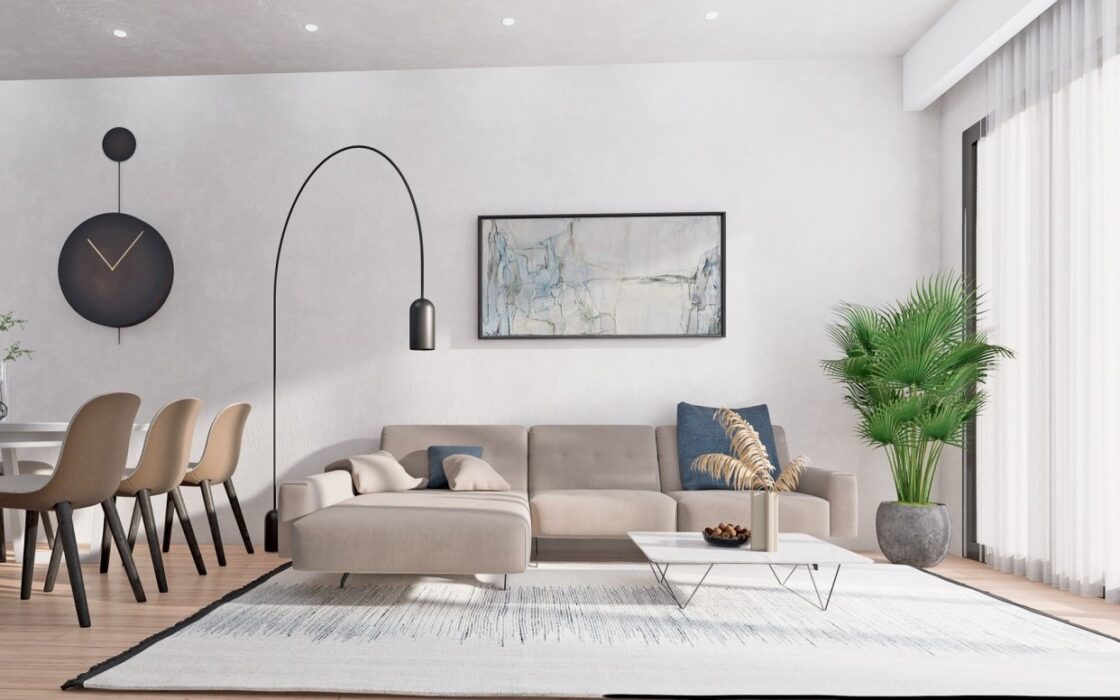 Бунгало з терасою в Лос-Балконес, 131 кв.м біля моря