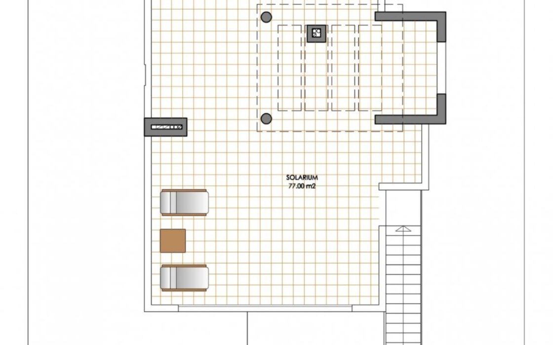 Нові бунгало з терасою в Сан-Мігель-де-Салінас 92 кв.м