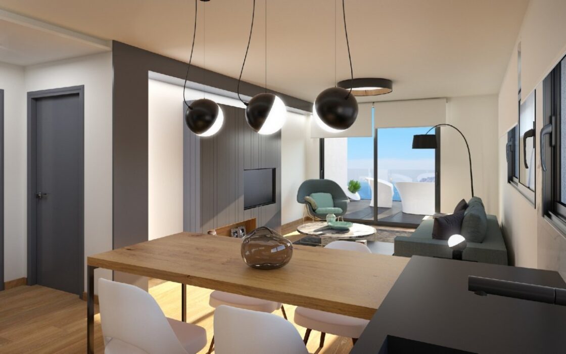 Сучасні апартаменти з терасою в Бенитачеле 179 кв.м