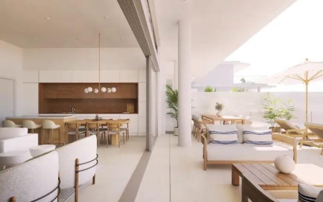 Квартири з терасами біля моря в Плайя-Сан-Хуан, 162 кв.м.