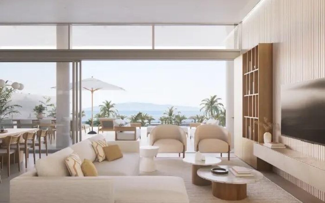 Квартири з терасами біля моря в Плайя-Сан-Хуан, 162 кв.м.