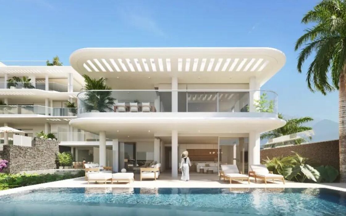 Квартири з терасами біля моря в Плайя-Сан-Хуан, 162 кв.м.