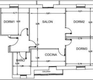 Апартаменты в Аликанте 96 кв.м с балконом и 3 спальнями