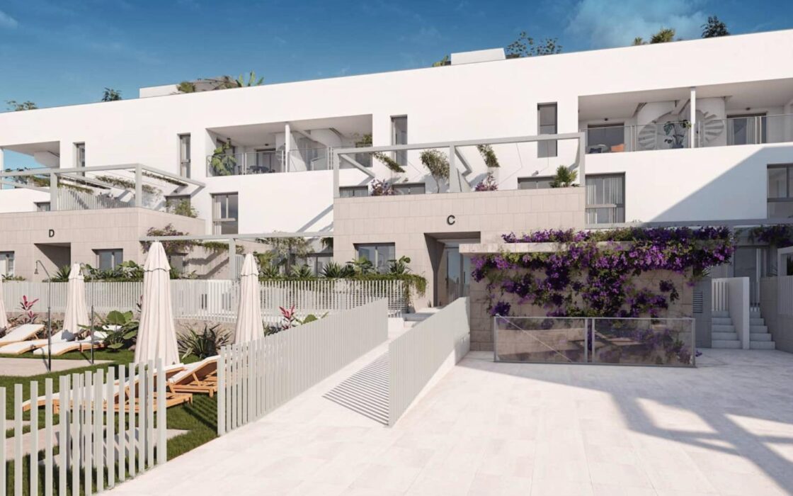 Новый дом с террасой и видом на море в Ибице 85 кв.м