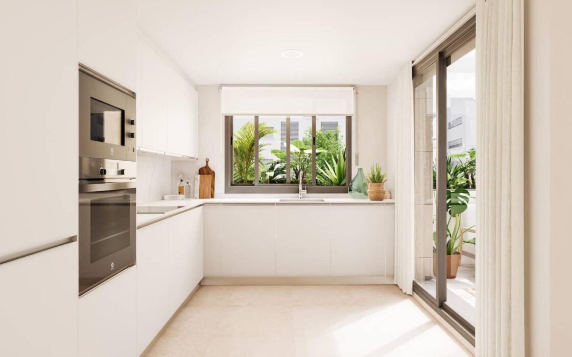 Новый дом с террасой и видом на море в Ибице 85 кв.м