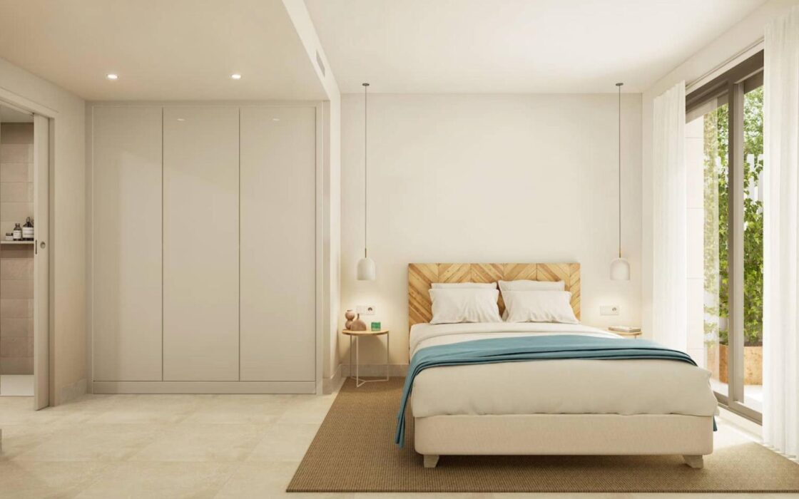 Новый дом с террасой и видом на море в Ибице 85 кв.м