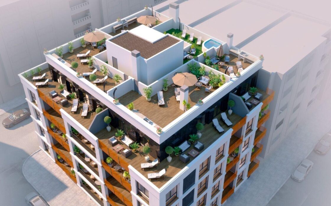 Апартаменты 114 кв.м в Торревьехе 700 м до моря