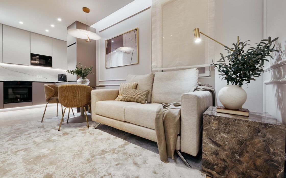 Апартаменты 54 кв.м в Мадриде, 3 комнаты, район Гоя