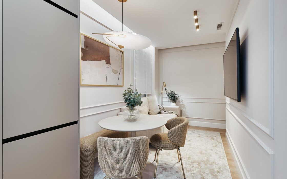 Апартаменты 54 кв.м в Мадриде, 3 комнаты, район Гоя