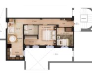 Апартаменты 54 кв.м в Мадриде, 3 комнаты, район Гоя