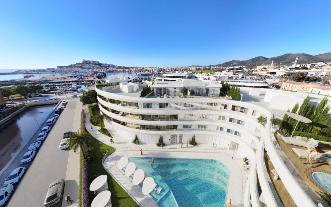 Просторні апартаменти з видом на море в Eivissa 109 кв.м