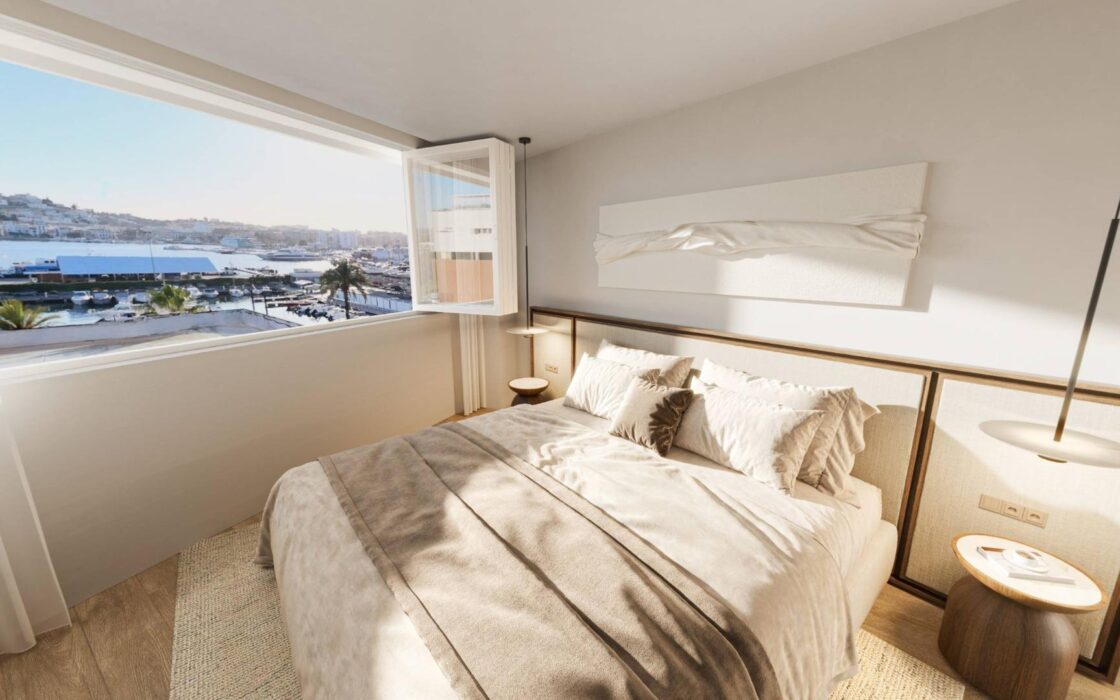 Просторні апартаменти з видом на море в Eivissa 109 кв.м