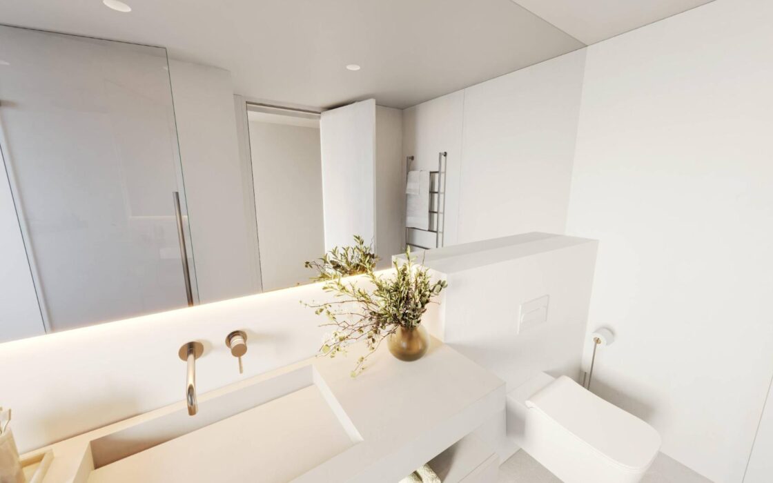 Просторні апартаменти з видом на море в Eivissa 109 кв.м