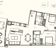 Просторні апартаменти з видом на море в Eivissa 109 кв.м